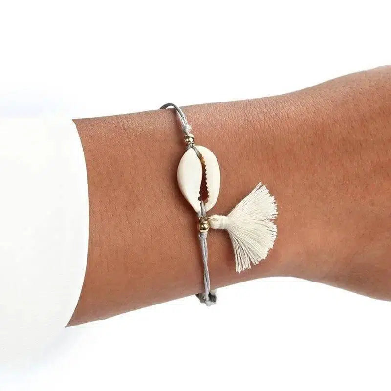 LOVEMI - Lovemi - Shell Tassel Bracelet