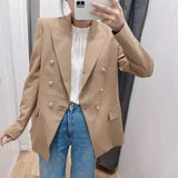 Stylish Double Breasted Blazer for Women-1