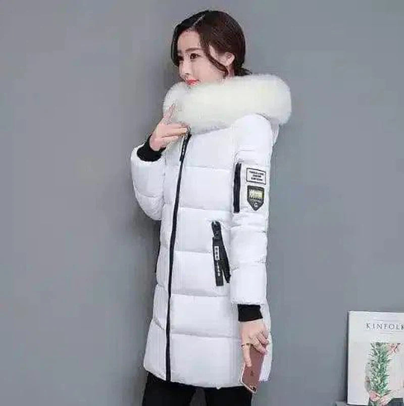 Chic 3XL Winter Jackets for Women-white-4