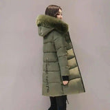 Chic 3XL Winter Jackets for Women-Army green-6