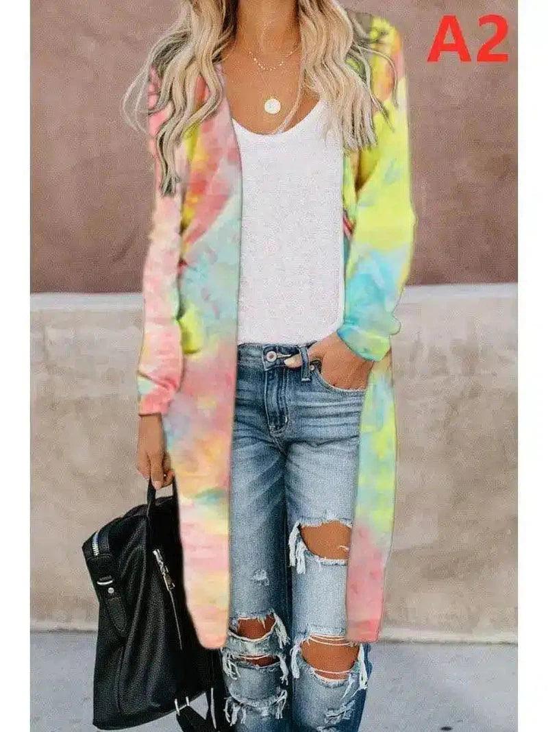 Women's Long Sleeve Cardigan Sweaters-A2-5