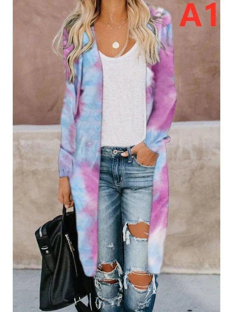 Women's Long Sleeve Cardigan Sweaters-A1-6