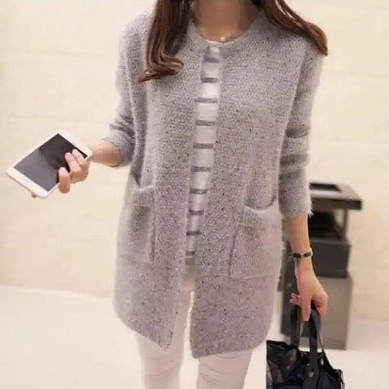 LOVEMI - Lovemi - Sweater knit cardigan