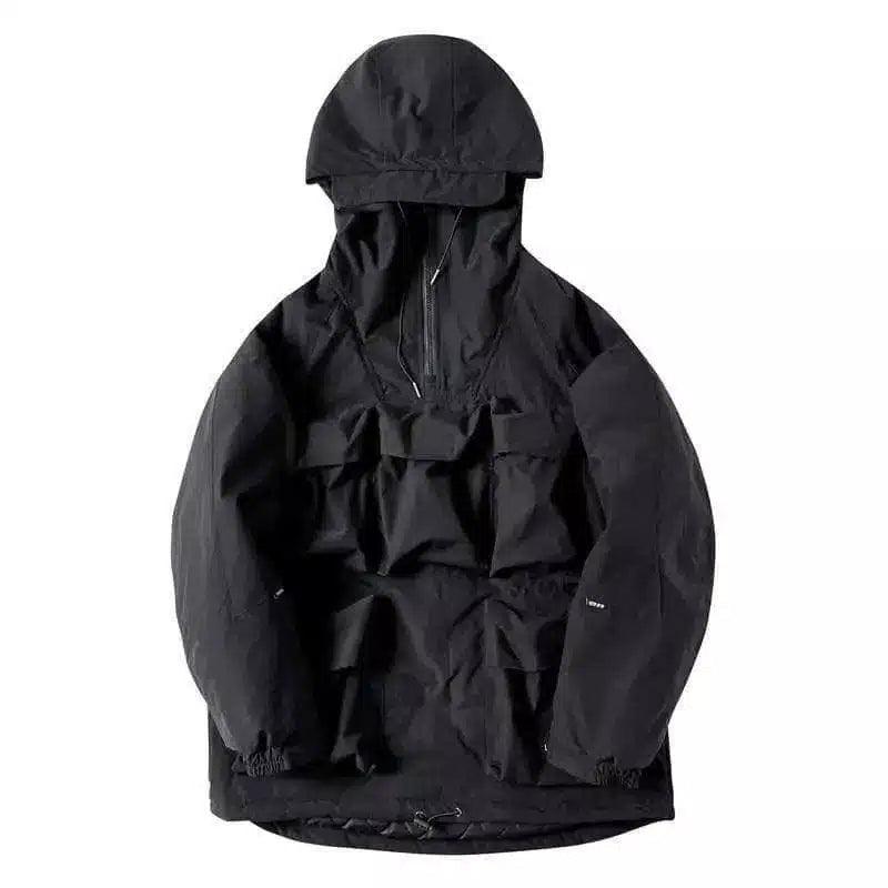 LOVEMI - Lovemi - Tactical tooling cotton men's half zipper hooded