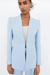 Woman's Tailored Fit Blazer for Work-1