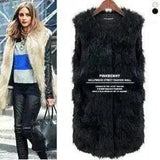 Faux Fur Sleeveless Fashion Vest for Women-1