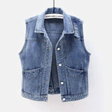 LOVEMI - Lovemi - Women's denim vest