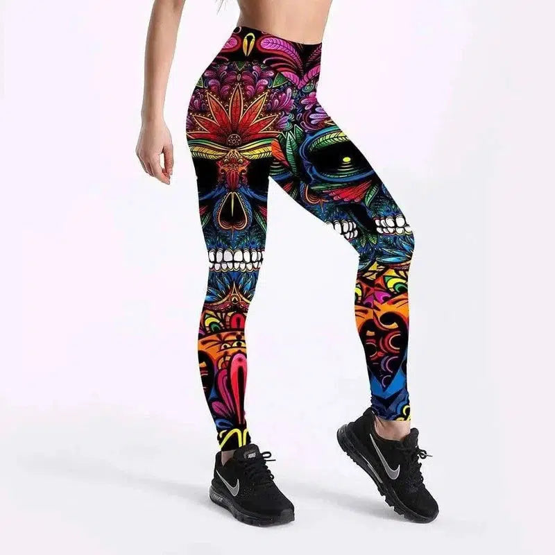 Women's slim sports Leggings-As picture-2