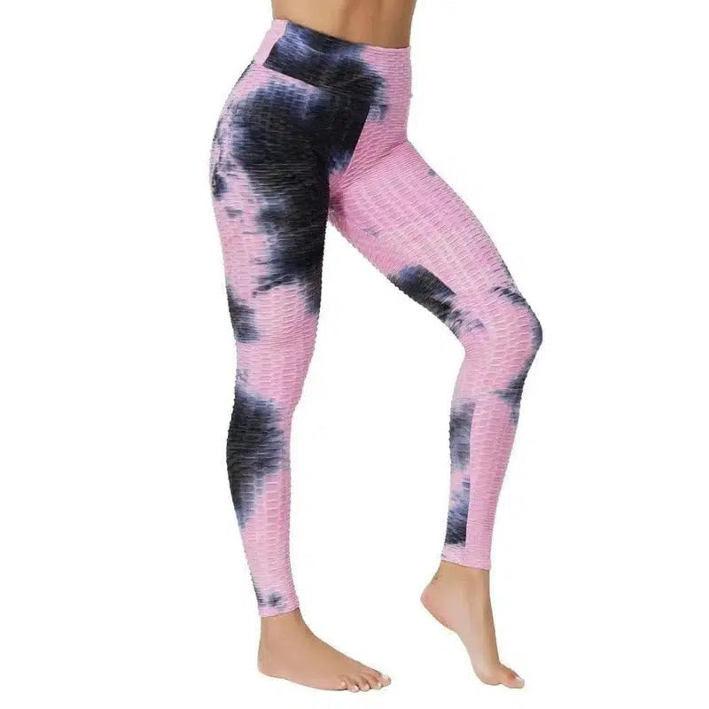 LOVEMI - Lovemi - Yoga Jacquard Tie-Dye Yoga Clothes Bubble Yoga