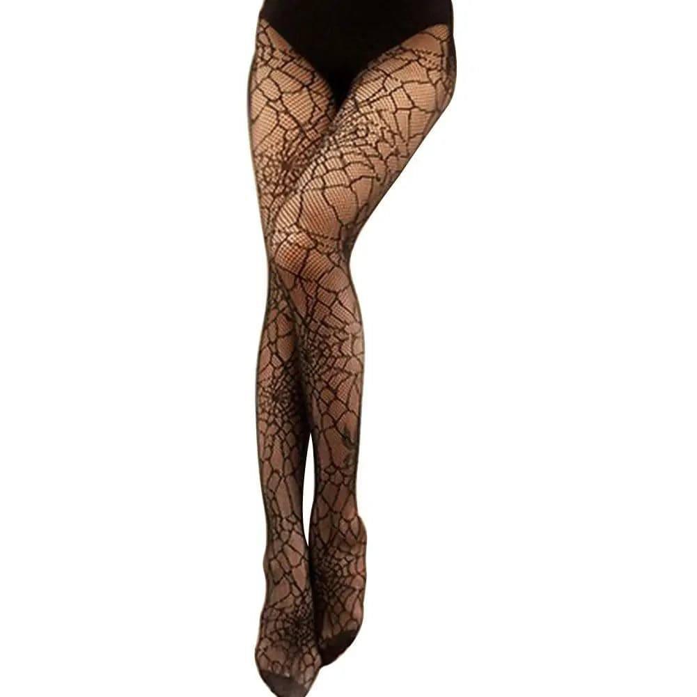 Mesh Anti-snagging Women's Stockings-Black-4