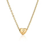 Ins Style Love Letter Necklace Women Stainless Steel Heart-shaped Niche Clavicle Chain Fashion Necklace-28