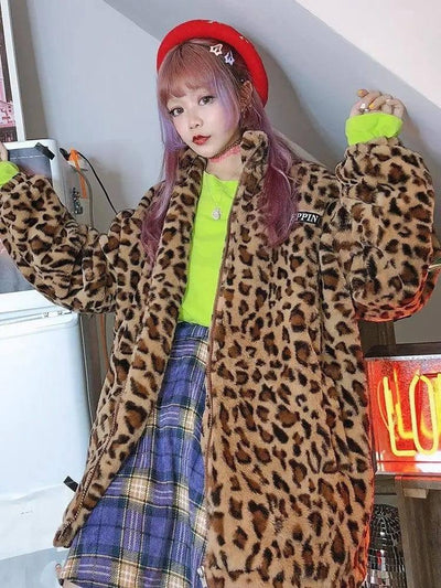 popular Korean version of the street hip hop retro leopard-1