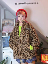 popular Korean version of the street hip hop retro leopard-2