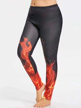 Printed leggings-Picture color-1