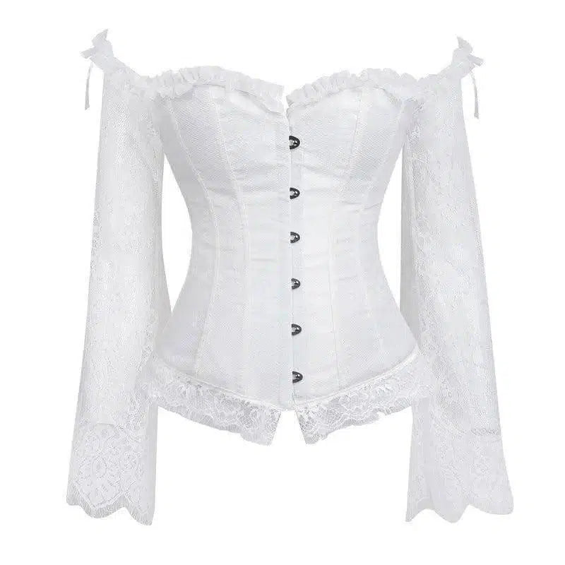 Lingerie Women Corset Bustier Top Overbust-B-3