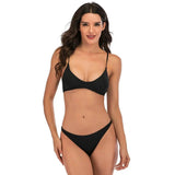 low waist swimsuit-Pureblack-3