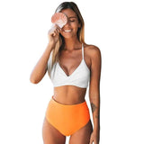 Solid Color Split Bikini European And American Sexy High-2