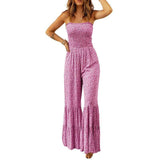 Spaghetti Strap High Waist Jumpsuit For Women LC6411667P704 / XL-LC6411667P608-6