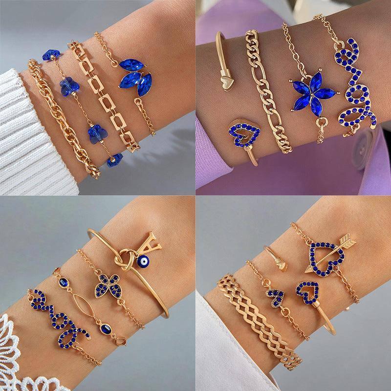 Stunning Blue Gemstone Bracelets for Elegant Style-9