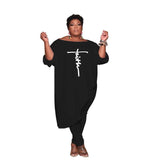 Stylish Plus Size Tunics: XL-5XL Chic Comfort Wear-black-7