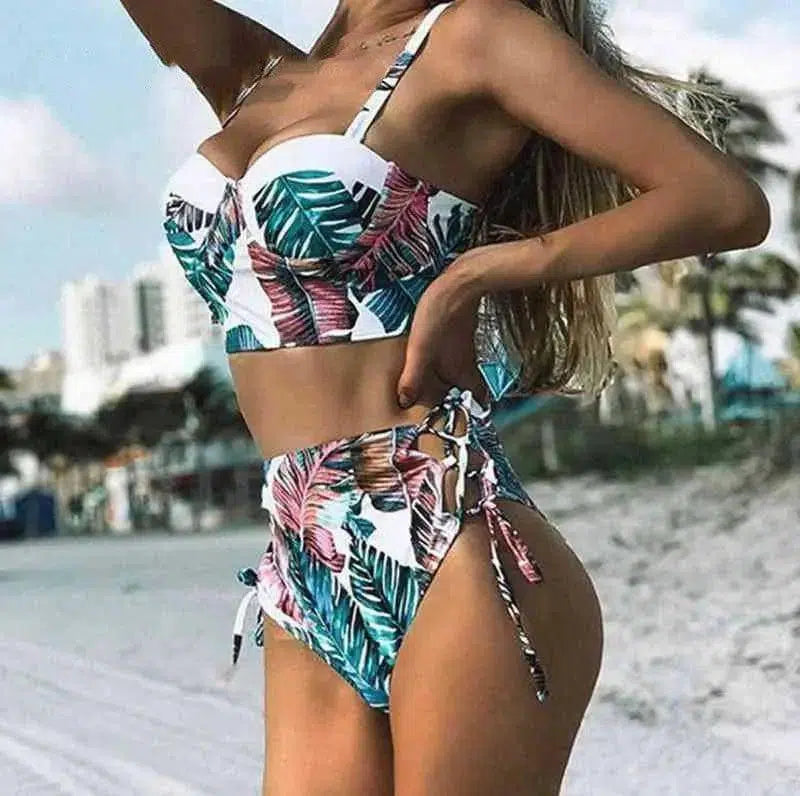 Summer Bikini Set Push Up Swimsuit Women-1