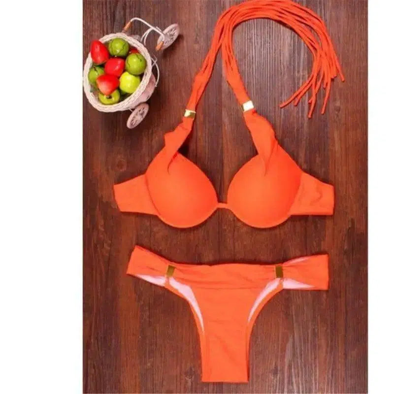 Swimwear Manufacturers Wholesale Double-sided European And-Orange-2