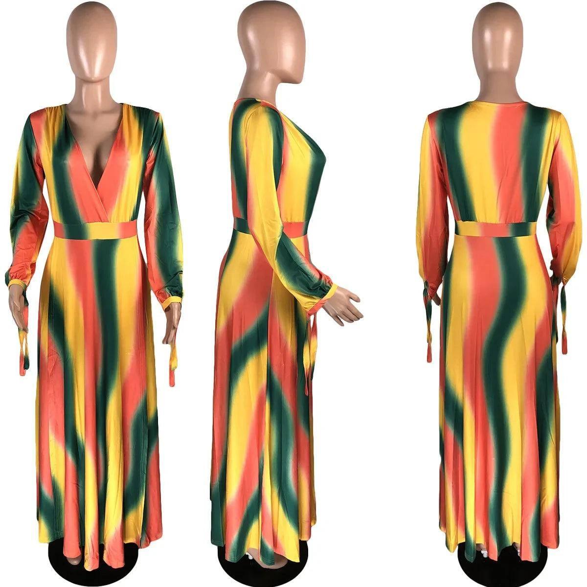 Vibrant Maxi Dress Styles & Afro Hair Inspiration-5