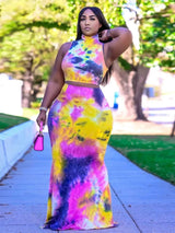 Vibrant Plus-Size Tie-Dye Dresses | Trendy Styles-5