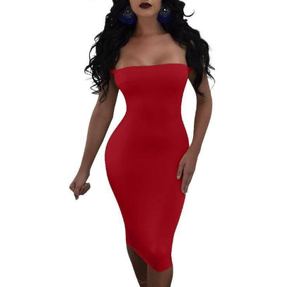 Trendy Bodycon Dresses Wholesale - Perfect Fit-Red-5