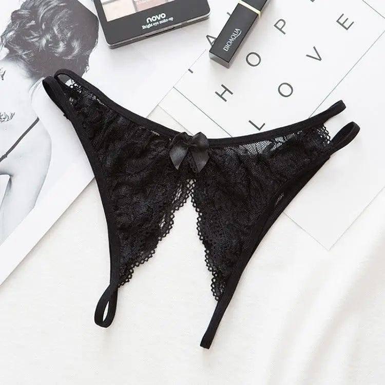 Women's Hollow Thong Low Waist Lingerie-8