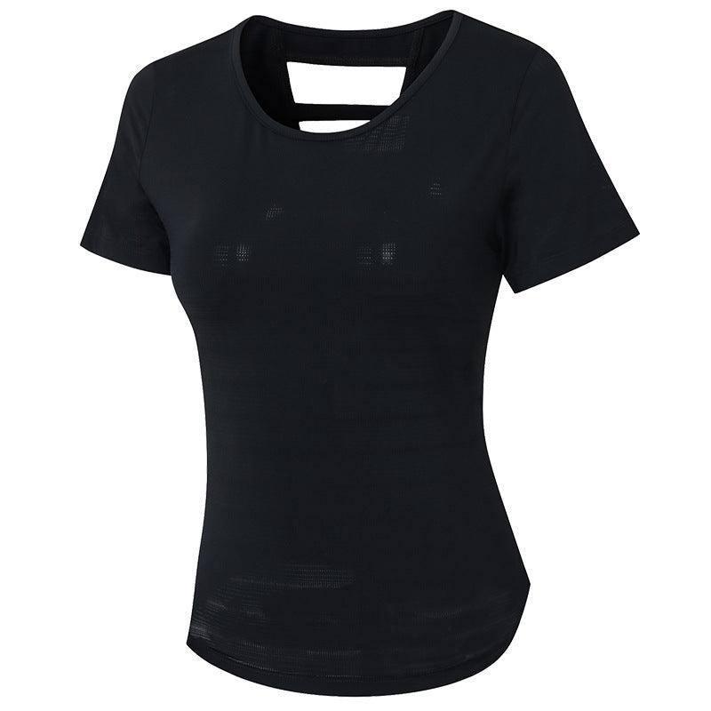 Baggy Yoga Top for Ultimate Comfort-Black-8