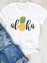 Women's Pineapple Paw Shirt-B6175R-1