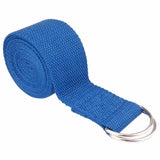 Yoga rope stretch with cotton yoga tension band-Blue-7