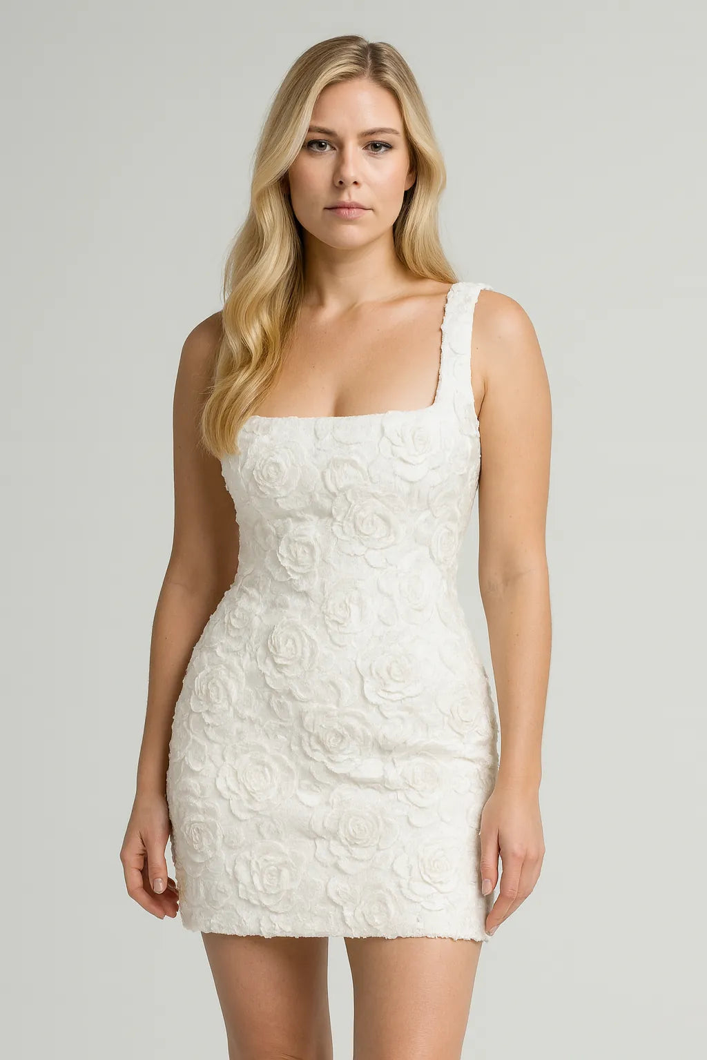 Graceful Floral Tube Maxi Dress